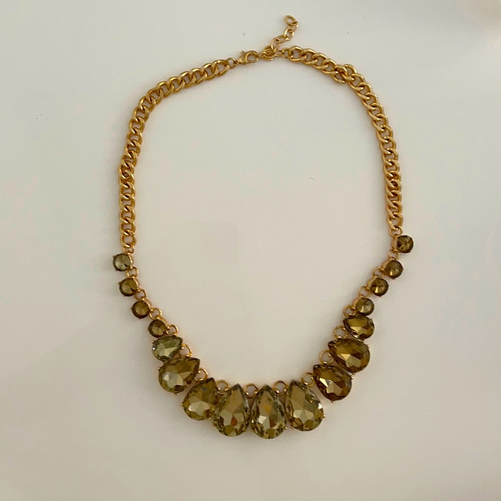 Skyline Champagne Crystal Necklace